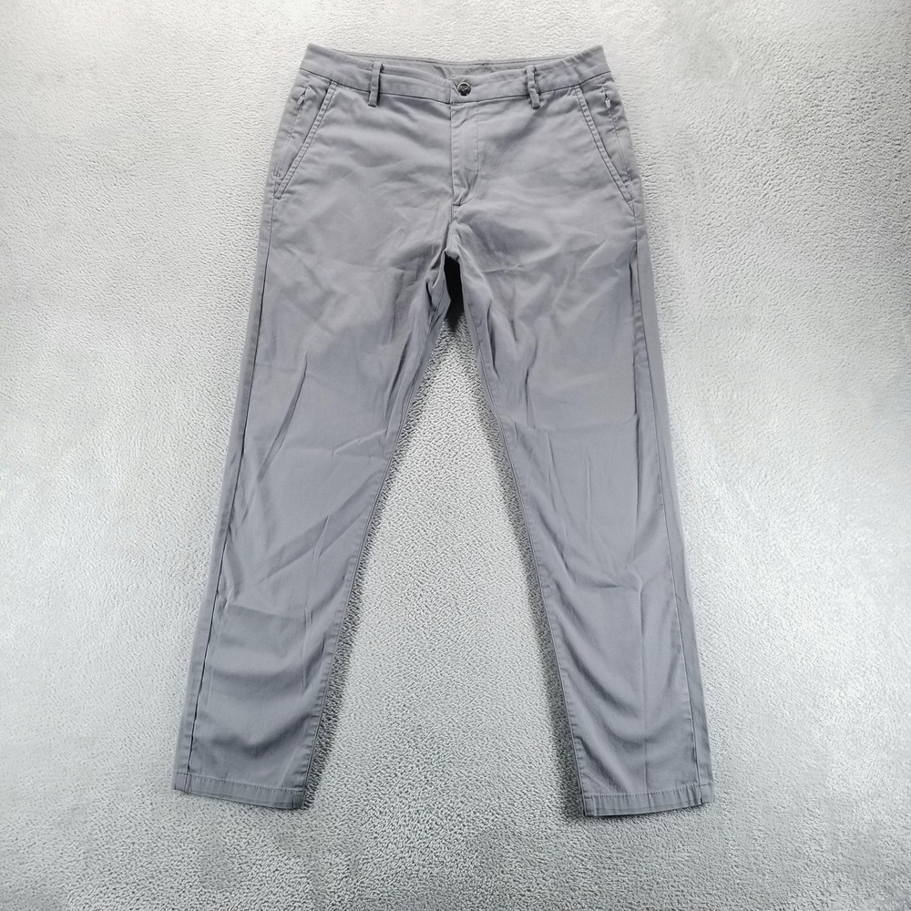 Birddogs Pants Mens 32x30 Gray Slim Fit Chino Tapered Stretch Casual Office